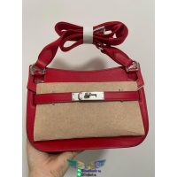 Hermes mini Jypsiere shoulder crossbody flap bag GHW-evercolor leateher full handmade/boutique inclusion