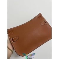 Hermes mini Jypsiere shoulder crossbody flap bag GHW-evercolor leateher full handmade/boutique inclusion