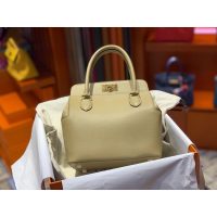 full handmade stitch Her^^mes Toolbox 20 convertible bowling handbag crossbody shoulder bucket tote - 图片 7