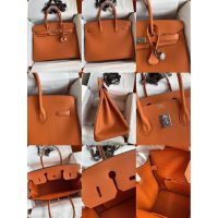 epsom hermes birkin 30 handbag with horse charm GHW full handmade/boutique inclusion