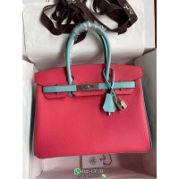 epsom hermes birkin 30 handbag with horse charm GHW full handmade/boutique inclusion