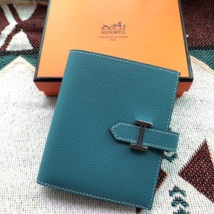 epsom Hermes bearn bifold Wallet/card holder full handmade/boutique inclusion