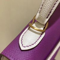 epsom Hermes kelly 25 bicolor handbag GHW full handmade boutique package