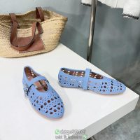 Alaia Mary Jane boat slip-on breathable flat ballet shoes daily walking pump size35-42 - 图片 7