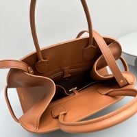 The Row margaux 12 belt shoulder tote holiday carryall handbag luggage resort beach tote - 图片 5