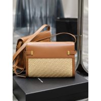 YSL large Manhattan cosmetic smartphone clutch sling crossbody shoulder messenger flap - 图片 5