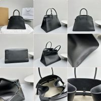The Row margaux 15 shoulder shopper tote convertible travel carryall handbag in smooth calfskin - 图片 7