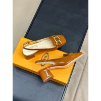 Tods chunky heel slingback sandal women's daily slide pump slipon size35-42 - 图片 6