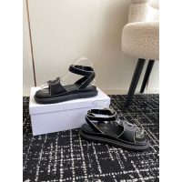 Dior anckle strapped velcro flat sandal gladiator combat sandal size35-41 - 图片 2