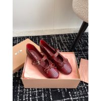 Crocodile effect Miumiu bow flat ballet pump Mary Jane boat shoes casual walking shoes size35-40 - 图片 2