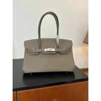 Hermes shoulder Birkin 29 handbag GHW -burgundy togo calfskin full handmade boutique inclusion