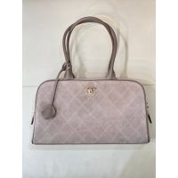 Chanel Small Bowling tote Bag in suede calfskin