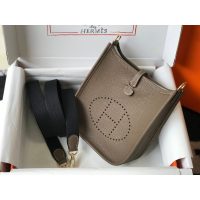 Hermes mini eyelyne shoulder tote bag GHW full handmade in togo calfskin