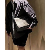 戈雅 GY unisex business document handbag shoulder crossbody canvas flap messenger - 图片 4