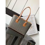 Goyard vintage shoulder underarm tote holiday carryall travel handbag large storage luggage