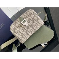 Dior oblique saddle pouch cosmetic smartphone holder shoulder flap baguette messenger - 图片 5