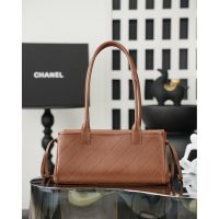 Chanel east-west shoulder underarm baguette elegant hobo tote multicolor available - 图片 6