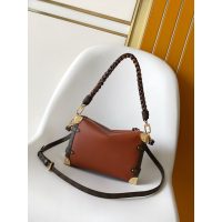 Louis Vuitton LV side trunk MM shoulder bag with dual strap