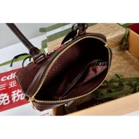 suede Gucci web-stripe boston shopper handbag weekend duffle tote - 图片 5
