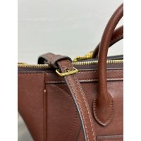 classic Celine smile-face tote handbag with protect metal feet - 图片 6