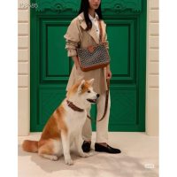 Goyard musette canvas shoulder commuter hobo tote - 图片 2