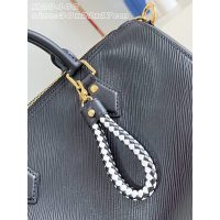 Louis Vuitton LV Speedy Soft 30 Blue Handbag in Epi Leather