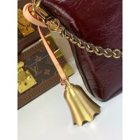 Louis Vuitton LV Multipass Mini Hobo in Waxed Burgundy Calfskin