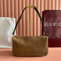 Gucci Yellow Half Horsebit Medium Shoulder Bag - 图片 2