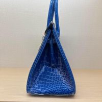 Nile crocodile Her^^m Birkin 25 upscale banquet dinner tote handmade shopper handbag - 图片 4