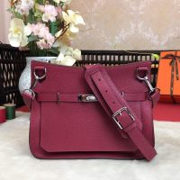 Hermes jypsiere 28 shoulder satchel GHW-burgundy togo leather full handmade