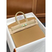 Special edition horseshoe stamp Her.mes Birkin 25 handbag mixed color Togo calfskin handmade stitch