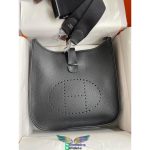 Togo Hermes evelyne 28 shoulder tote bagPHW full handmade/boutique inclusion