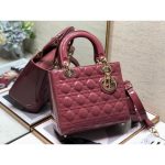 Dior quilted handbag large-capacity shopping tote crossbody bag genuine leather woman bag five grids