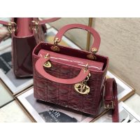 Dior quilted handbag large-capacity shopping tote crossbody bag genuine leather woman bag five grids - 图片 9