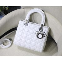 Size24cm Dior classic quilted shopping tote versatile handbag genuine leather crossbody shoulder bag - 图片 4