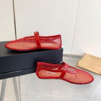 ALAIA mesh casual Mary Jane slide pump flat ballet boat shoes premium quality size35-40 - 图片 3