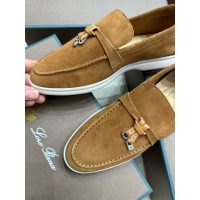 LP unisex flat loafer suede couple footwear daily pump slip-on walking shoes size35-45 - 图片 9