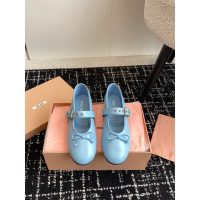 Miumiu bow flat ballet pump daily walking shoes Mary Jane boat shoes size35-40