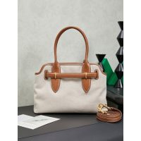 Canvas Miu Miu medieval shoulder tote bag holiday resort beach tote in two size - 图片 8
