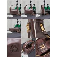 Miu miu wander crescent hobo tote/underarm baguette/gorgeous elbow handbag - 图片 8