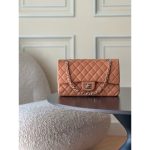 caviar chanel classic shoulder double flap bag-brown lavender burgundy