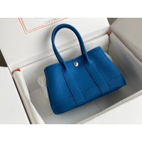 togo hermes neo garden party 23 tote handbag full handmade boutique inclusion