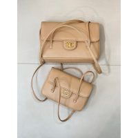 chanel preppy coco small/mini shoulder flap bag in caviar calfskin
