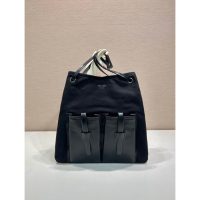 Olive Prada route large Tote Bag with cargo pocket