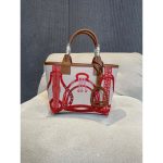 Hermes Steeple 25 canvas Tote Bag with Equestrian Print