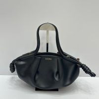 women's Loewe paseo shopping handbag pleated dumpling tote underarm hobbo baguette - 图片 7