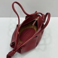 women's Loewe paseo shopping handbag pleated dumpling tote underarm hobbo baguette - 图片 9