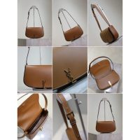 smooth YSL shoulder flap saddle bag/rounded underarm baguette boutique inclusion - 图片 8