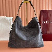 suede Gucci Beatrix shoulder shopping tote/underarm hobo bag - 图片 4