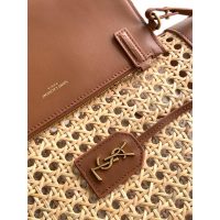 YSL summer resort beach tote crossbody shoulder bucket tote chic designer handbag authentic quality - 图片 8